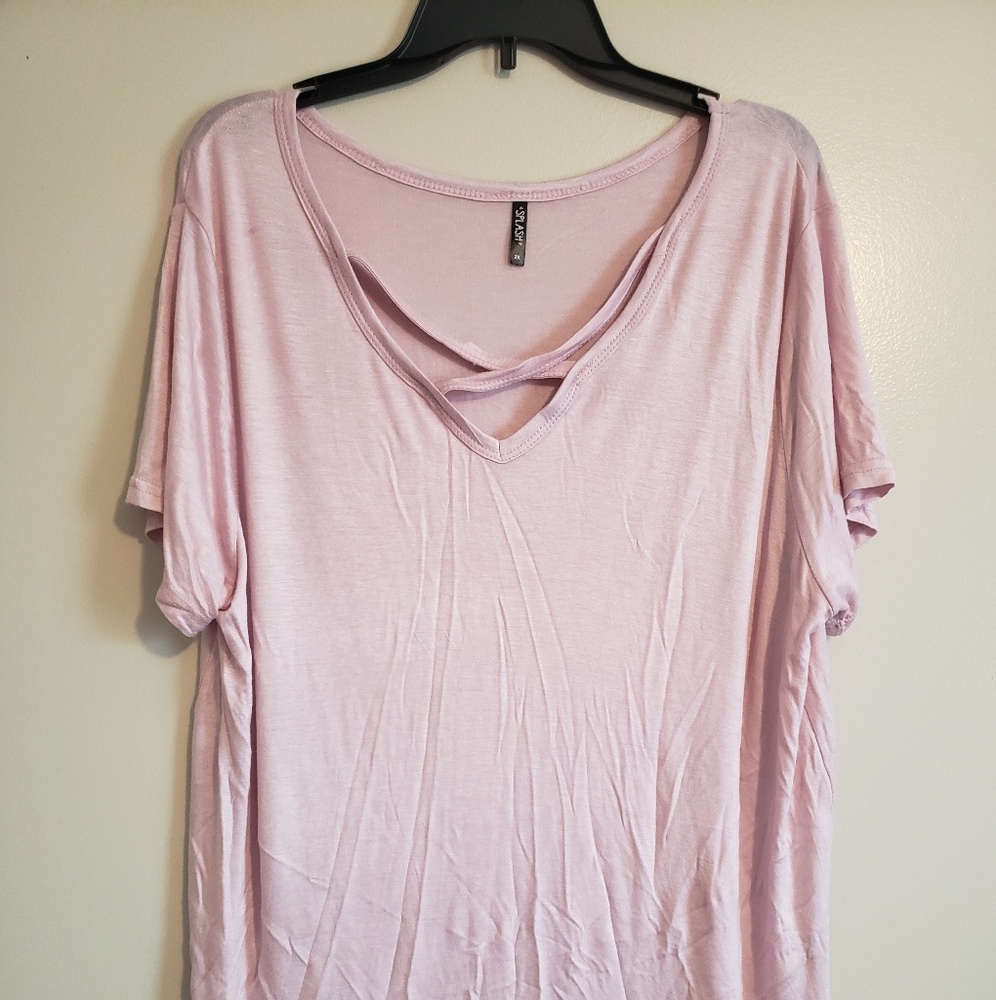 Splash Crisscross Tshirt 3/$24